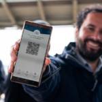 Imagen de pago con código QR en Biotren.