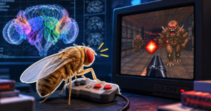 Google mapeó el cerebro de una mosca y días después ya estaba jugando Doom y Super Mario 64
