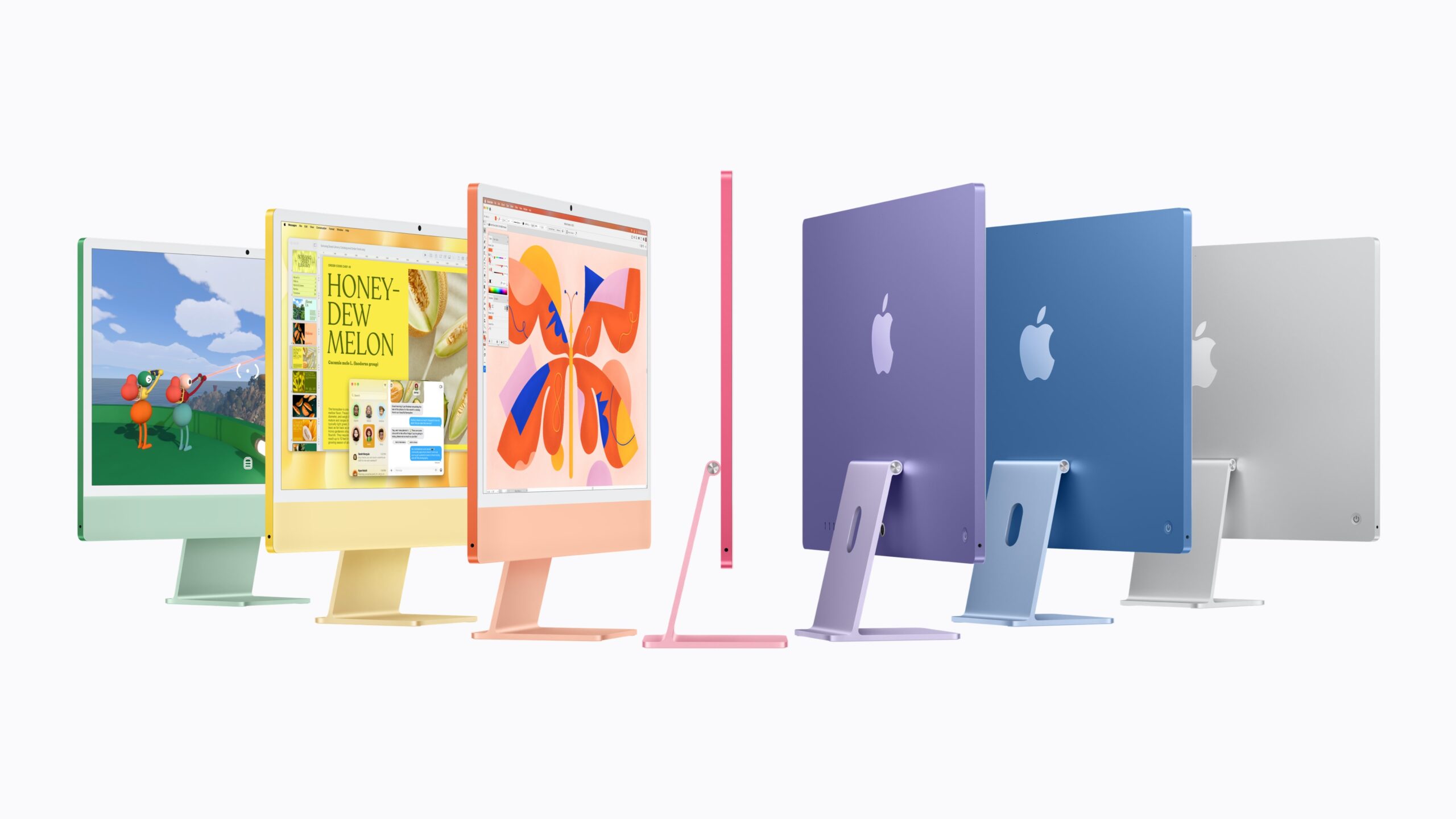 Los siete colores del iMac con chip M6