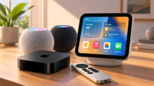 Apple quiere conquistar tu casa: prepara un nuevo dispositivo con pantalla, HomePod mini y Apple TV